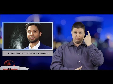 Jussie Smollett skips NAACP Awards (ASL - 3.31.19)