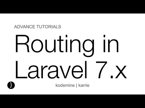 Routing in Laravel 7 : Laravel 7 Tutorial
