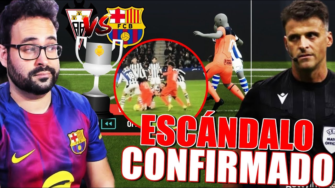 🚨¡ESCÁNDALO CONFIRMADO! NUEVA IMÁGEN del FUERA de JUEGO y FRAME ELEGIDO - ALBACETE VS BARÇA en COPA