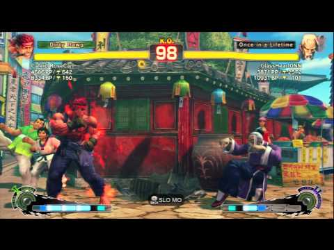 SSF4 AE 2012 Ranked Cafeid RoseCarl (E.Ryu) vs GlassHeartONN (Gen)