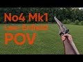 POV Firing A Lee Enfield No4 Mk1 Long Branch 303 Rifle