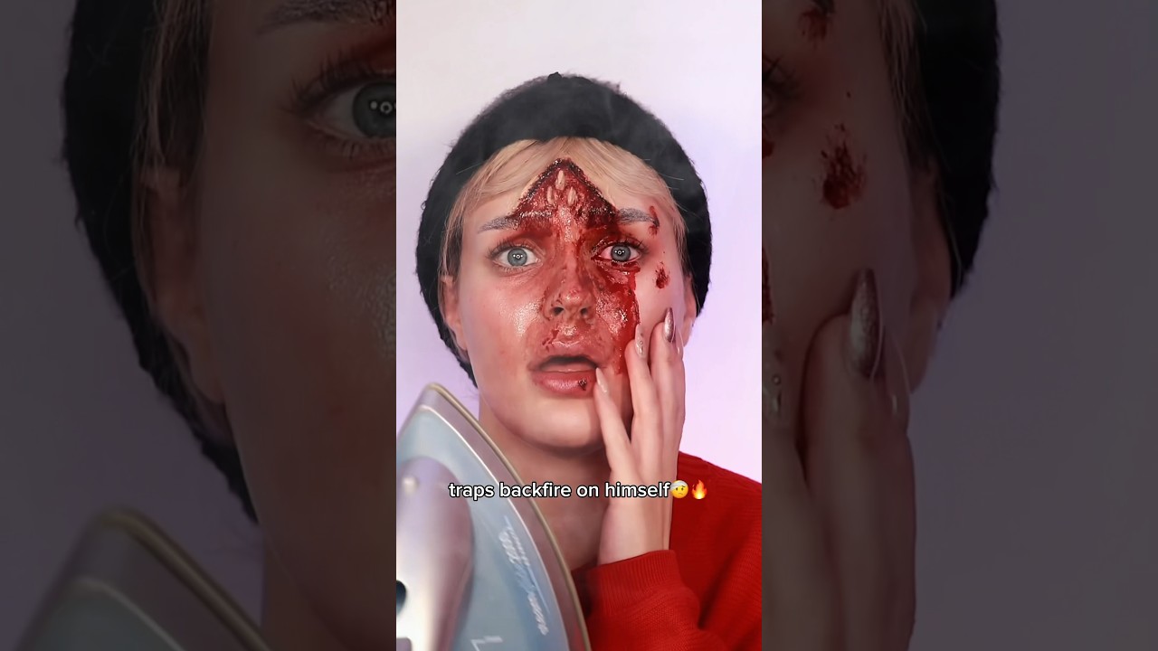 What if Kevin from Home Alone’s traps backfire🤕 #sfxmua #kevinmccallister #homealonemovie