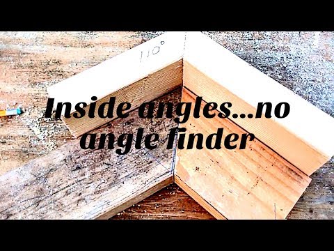 DIY inside angles without an angle finder! Must Watch!