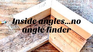 DIY inside angles without an angle finder! Must Watch!
