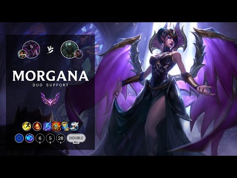 Morgana Support vs Pyke - EUW Master Patch 12.8