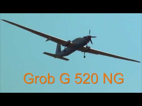 Grob G520NG reconnaissance aircraft at Hahnweide Airshow 2016