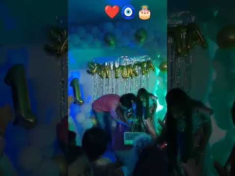 my 1st birthday cake cutting (26/10/2023)#baby #cake #food #celebration