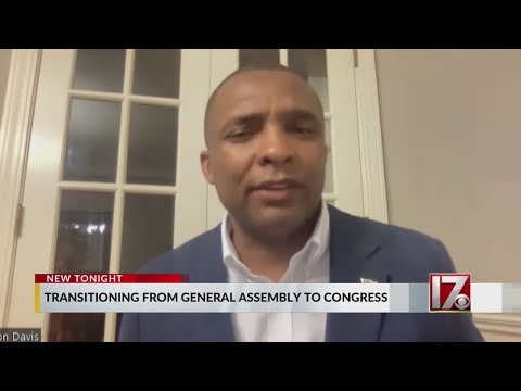 Don Davis speaks after winning US House seat in NC