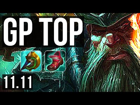 GANGPLANK vs RUMBLE (TOP) | 4/0/3, 400+ games | KR Master | v11.11