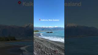 Kaikoura, New Zealand is the perfect mix of mountains and ocean.// the most magical place 🌊⛰️