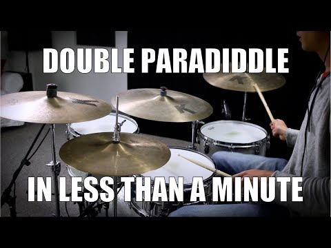 Double Paradiddle Fills in less than a Minute - Daily Drum Lesson