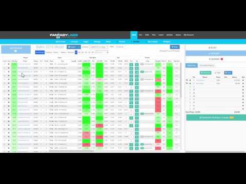 Using The Fantasylabs Dfs Optimizer