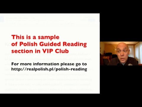 Sample of Guided Polish Reading