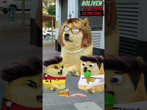 Entitled boy demands the biggest ice cream and receives karmic rewards - Cheems threads #bolivenh...