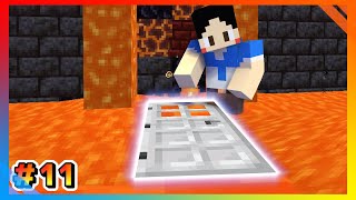 ＃11  マグマの中に隠し通路が！？【天使に僕らは救われる】 【マイクラ】
