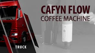 Přenosný kávovar Lampa Cafyn Flow 110 ml, 10 W, 1800 mAh, 15 bar, USB-C, mletá káva a kapsle Nespresso®