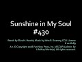Sunshine in My Soul - Lyric Video