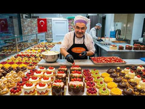 Amazing Turkish Cake Making! Process, Decoration and Secrets - Patisserie