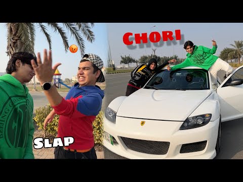 New Car Chori Ho Gai 😭 Subhan Ko Thapar Da Mara 😡