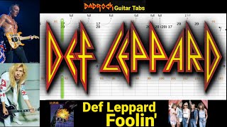 Foolin' - Def Leppard - Lead Guitar TABS Lesson