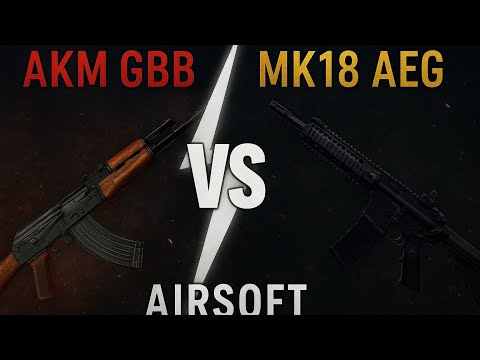 GBB VS AEG  AIRSOFT ¿CON CUAL TE QUEDAS?#airsoft #airsoftcqb 