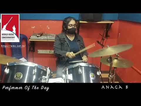 Anagha B | On The Right Foot By Chris Burgess - Trinity College London Drum Kit Initial Grade 2020