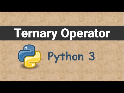 Ternary Operator In Python 3 Operators In Python 3
