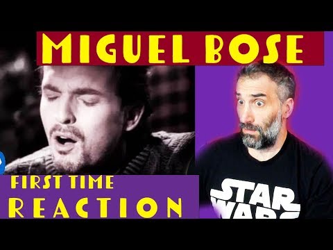 Miguel Bosé - Si Tú No Vuelves (1993) FIRST TIME REACION REACCION