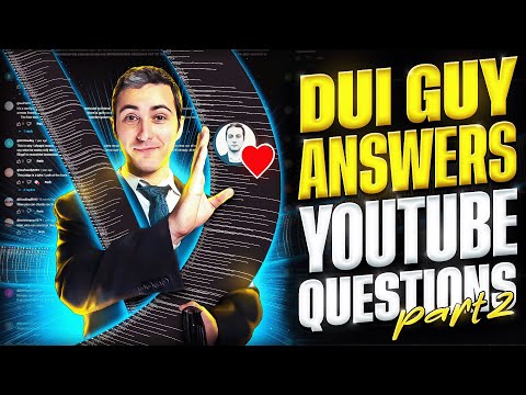 TDG Answers More YouTube's DUI Questions (BLOOPERS at the end)