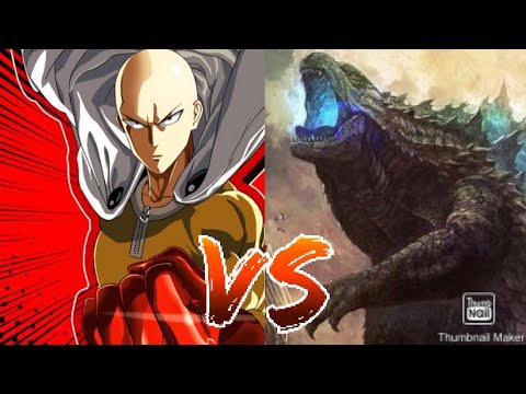 One Punch Man Vs Godzilla: fiction Fights