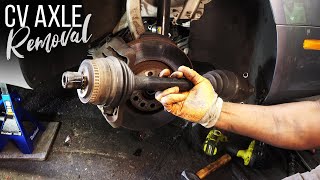B7 Audi A4 How to Remove Front CV Axle the Easy Way Under 7 Minutes