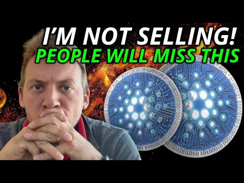 CARDANO ADA - I'M NOT SELLING!!! PEOPLE WILL MISS THIS!