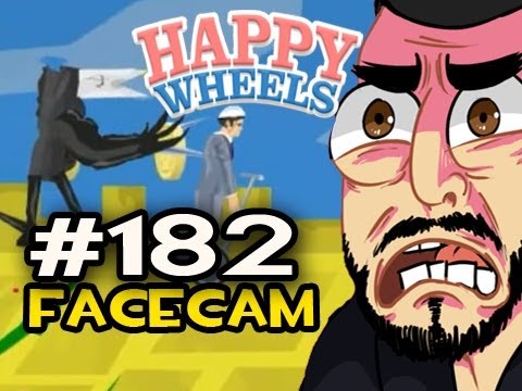Happy Wheels w/Nova Ep.182 FACECAM - TEMPLE RUN APP EDITION