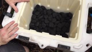 Charcoal for bad odor in ice cooler??