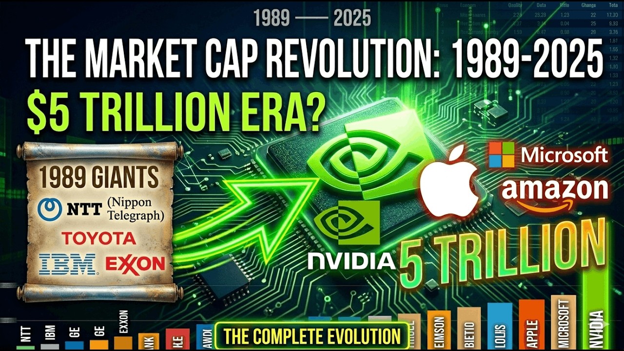 The Rise of Giants: World's Largest Companies by Market Cap (1989 - 2025) 🚀