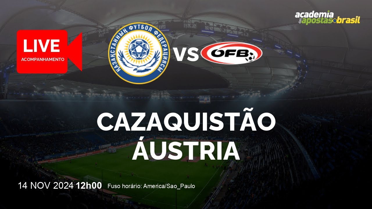 CAZAQUISTãO X ÁUSTRIA AO VIVO | EUROPA - UEFA NATIONS LEAGUE - LEAGUE B - RODADA 5 | NARRAÇÃO