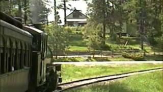 preview picture of video 'Ride the Black Hills Central Railroad - Hill City, South Dakota'