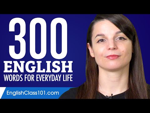 300 English Words for Everyday Life - Basic Vocabulary #15