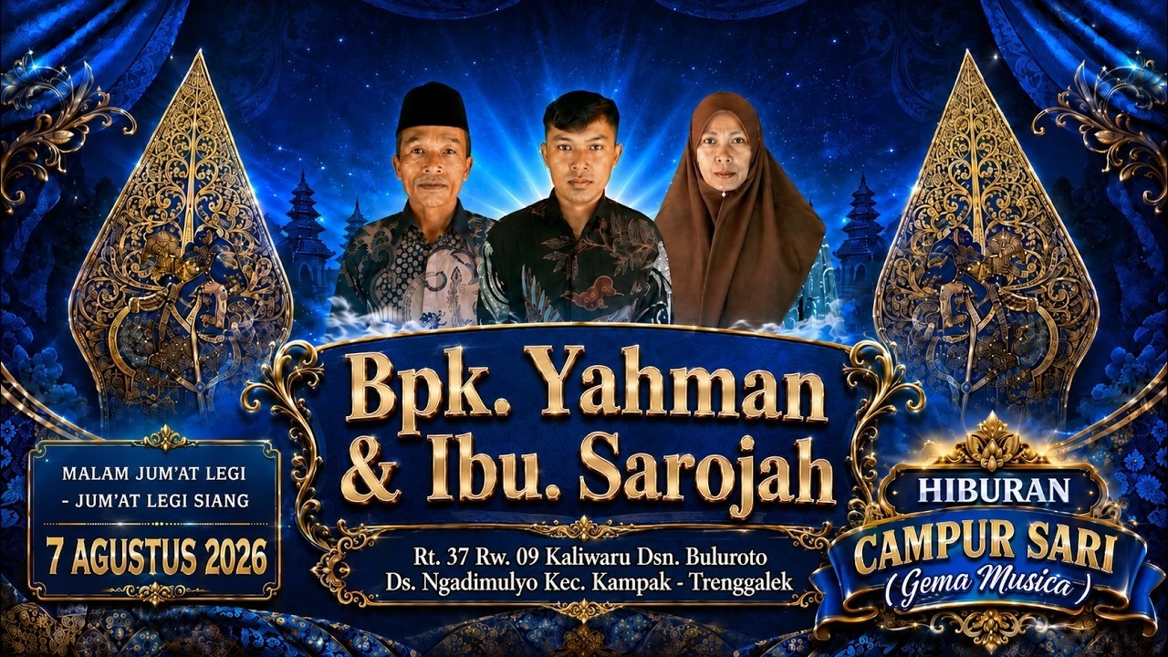LIVE CAMPURSARI GEMA MUSICA | BPK. YAHMAN & IBU SAROJAH | NGADIMULYO, KAMPAK