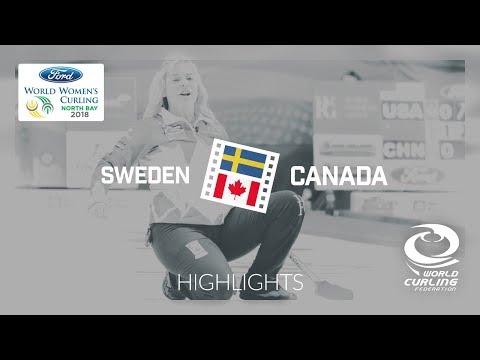HIGHLIGHTS: Sweden v Canada – Round-robin – Ford World Women’s Curling Championship 2018