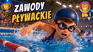 Miłosz i Pierwsze Zawody Pływackie - okładka bajki audio