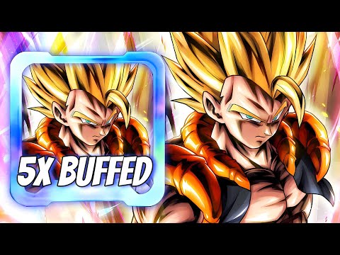 WHAT IS THIS DAMAGE!!! 5x ZENKAI BUFFED LF FUSING SUPER GOGETA DESTROYS EVERYONE! (DB Legends)