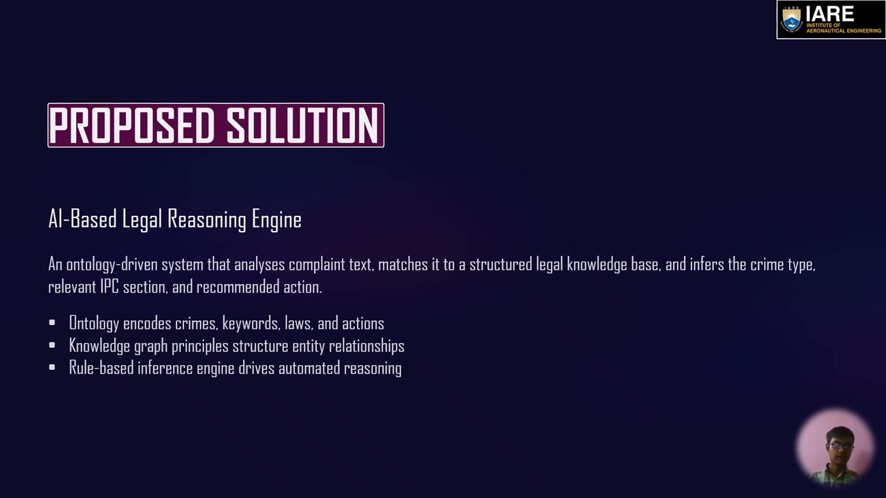 ONTOLOGY BASED KNOWLEDGE GRAPHS FOR AUTOMATED LEGAL REASONING | AAI | CEP