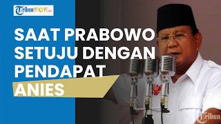 Saat Prabowo Setuju dengan Pendapat Anies soal Pemberantasan Korupsi, Singgung soal Peran Pemimpin