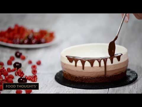 How to Create a Chocolate Drip - Triple Cacao Chocolate Mousse Cake