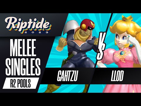 Gahtzu (Captain Falcon) vs lloD (Peach) - Melee Singles Round 2 Pools - Riptide 2023