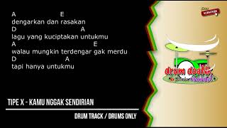 Download lagu Tipe-X - Kamu Ngga Sendirian (drums only) [chord gitar & lirik] mp3