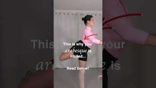 Improve your arabesque by not stretching