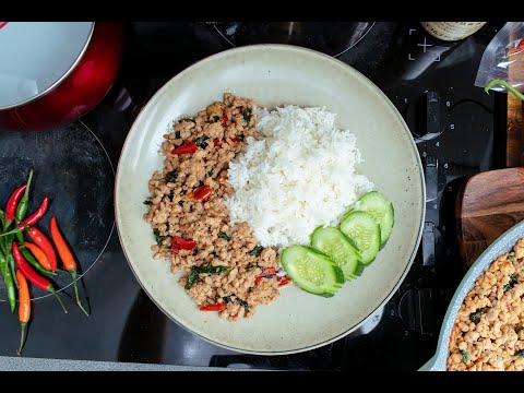 Holy Basil Stir-fry (Feat. O-Cha Thai Basil Cubes)|Pad Kra Pao Moo Sub Recipe|ข้าวผัดกะเพราหมูสับ