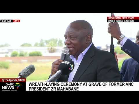 ANC leadership visits Kroonstad: ANC president Ramaphosa